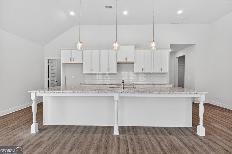 Furnished interior view inside a new home in Stone Brooke, Gray (Image 6).