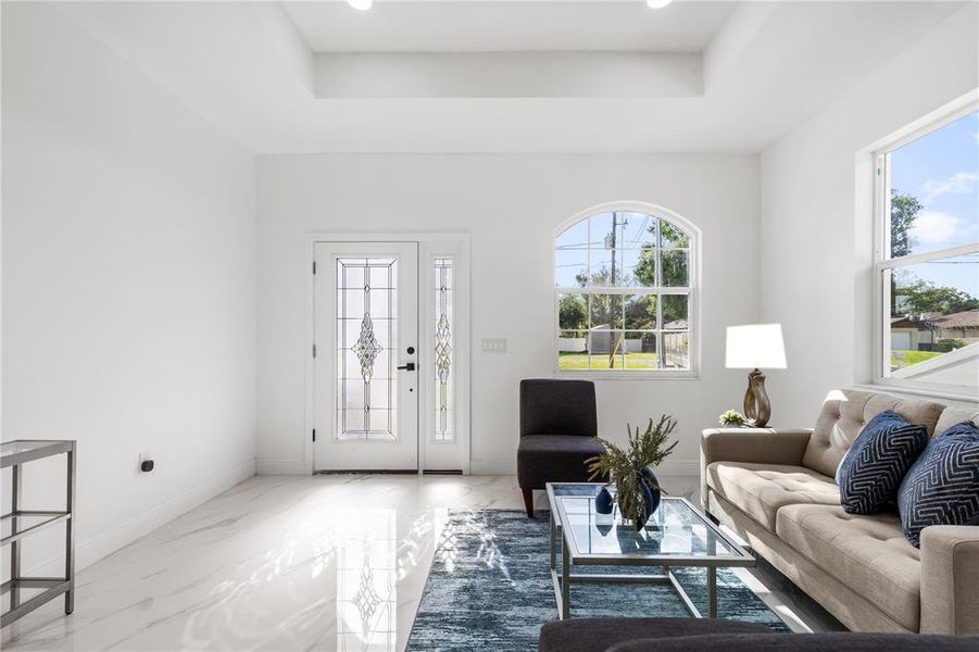Furnished interior view inside a new home in , Tampa (Image 7).
