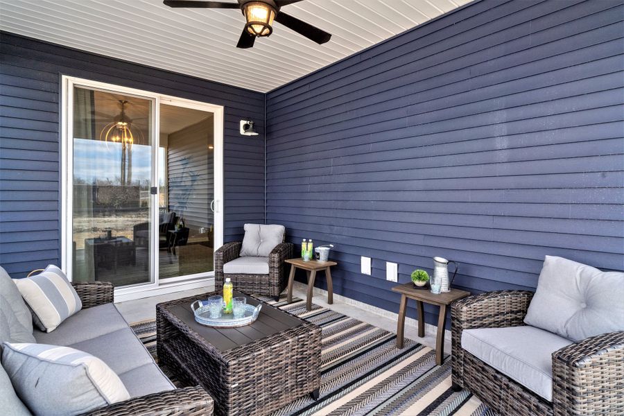 Representative exterior details of a home built from the The Shorebreak by Chesapeake Homes in Heritage Park at Longs, Longs (Image 4).