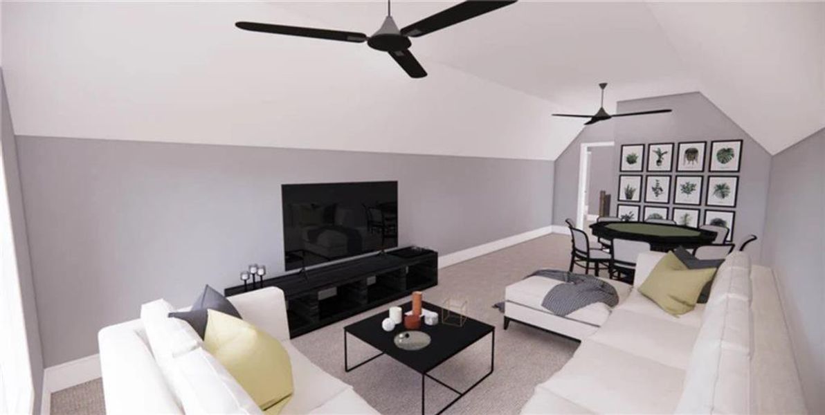 Furnished interior view inside a new home in , Douglasville (Image 8). Furnished interior view inside a new home in , Douglasville (Image 8).