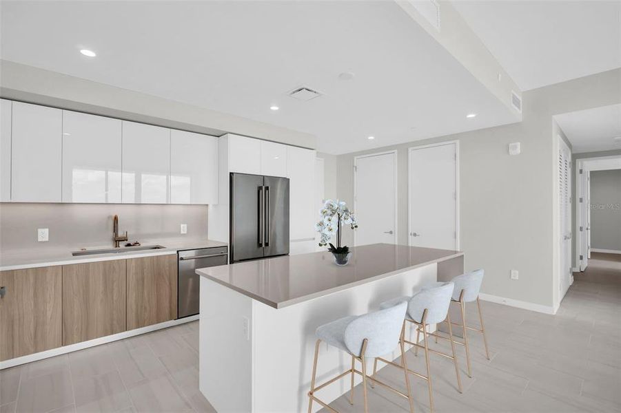 Furnished interior view inside a new home in , St. Petersburg (Image 48).