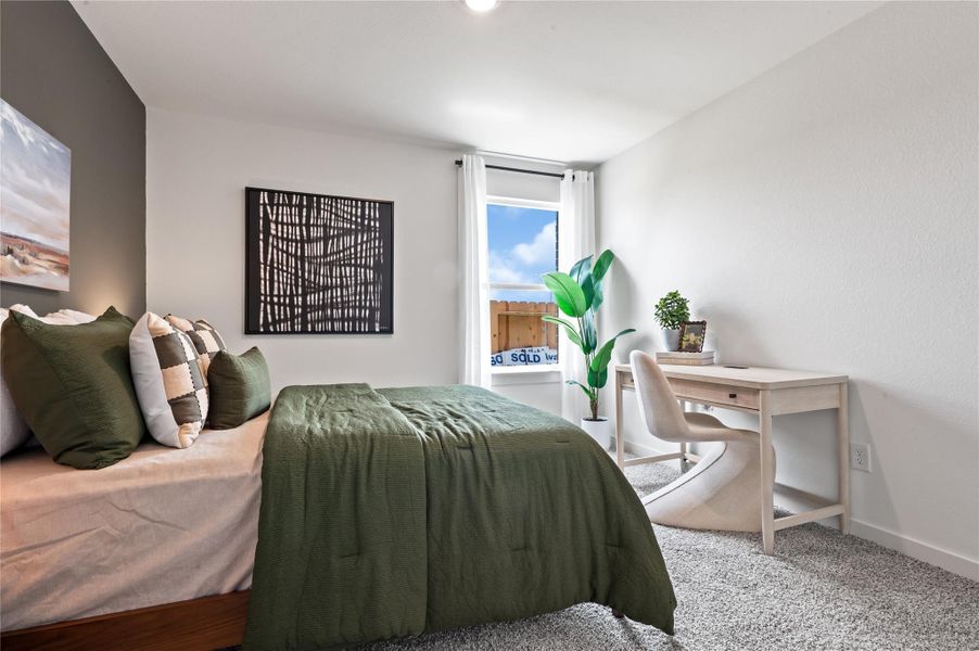 Furnished interior view inside a new home in August Trails, Needville (Image 8).