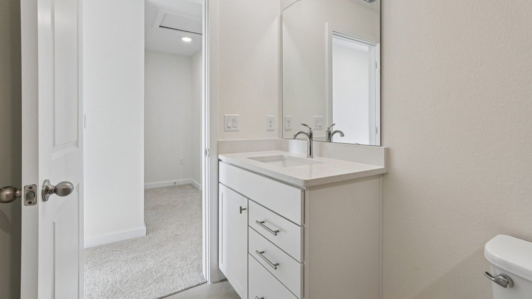 Furnished interior view inside a new home in Cyrene at Harmony, St. Cloud (Image 20).