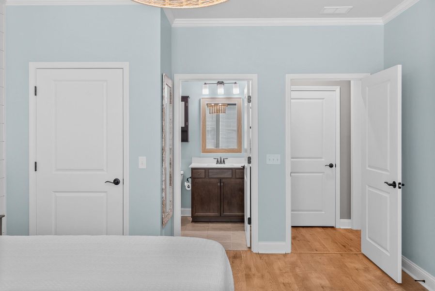 Furnished interior view inside a new home in Sea Island Preserve, Johns Island (Image 30).