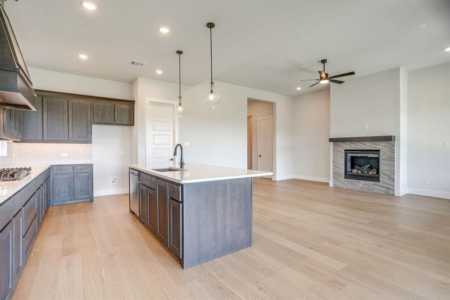 Furnished interior view inside a new home in Pecan Grove, Burleson (Image 13). Furnished interior view inside a new home in Pecan Grove, Burleson (Image 13).