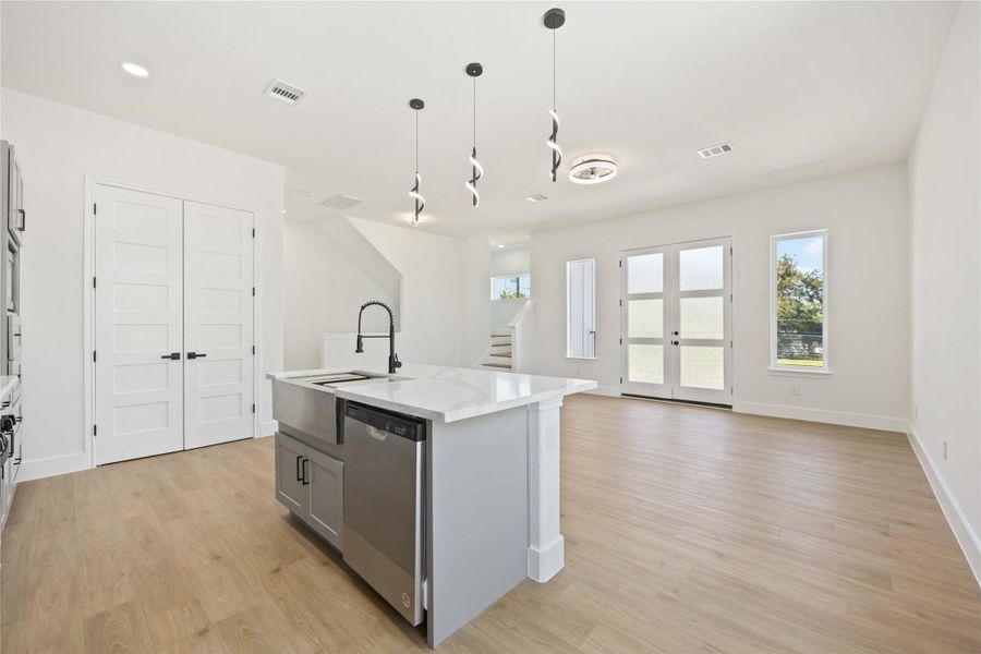 Furnished interior view inside a new home in , Houston (Image 6). Furnished interior view inside a new home in , Houston (Image 6).