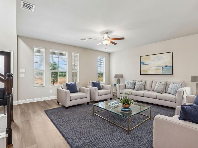 Furnished interior view inside a new home in Oak Ridge Park, Corinth (Image 7).