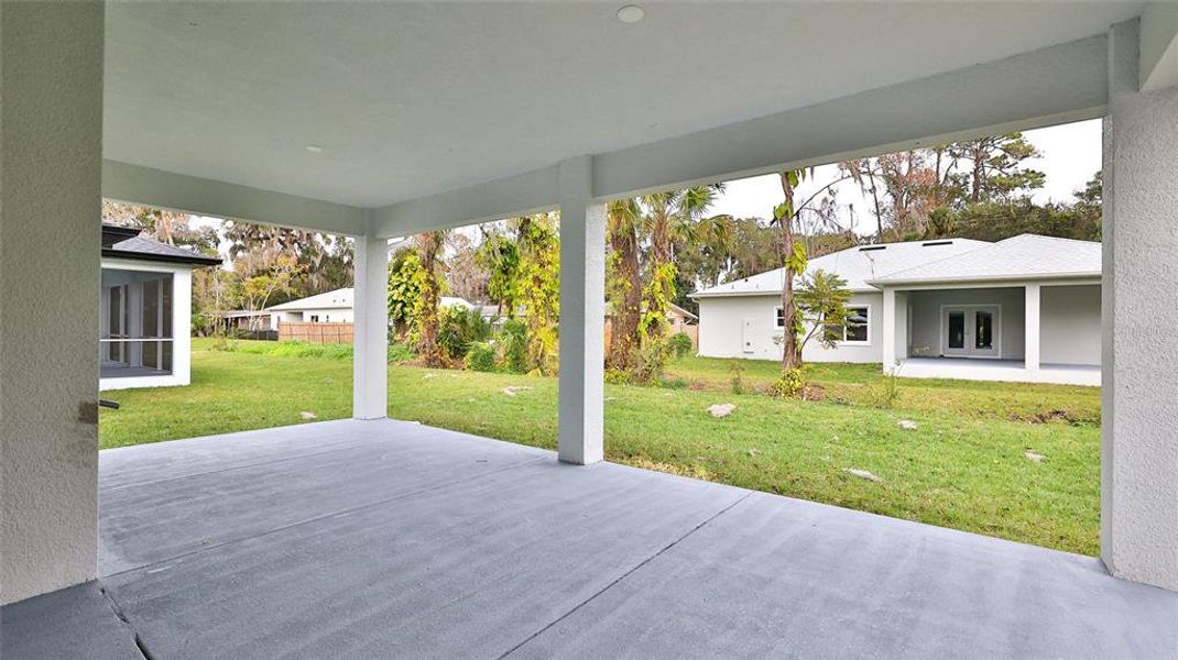 Exterior details and patio area of a home in , New Smyrna Beach (Image 22). Exterior details and patio area of a home in , New Smyrna Beach (Image 22).