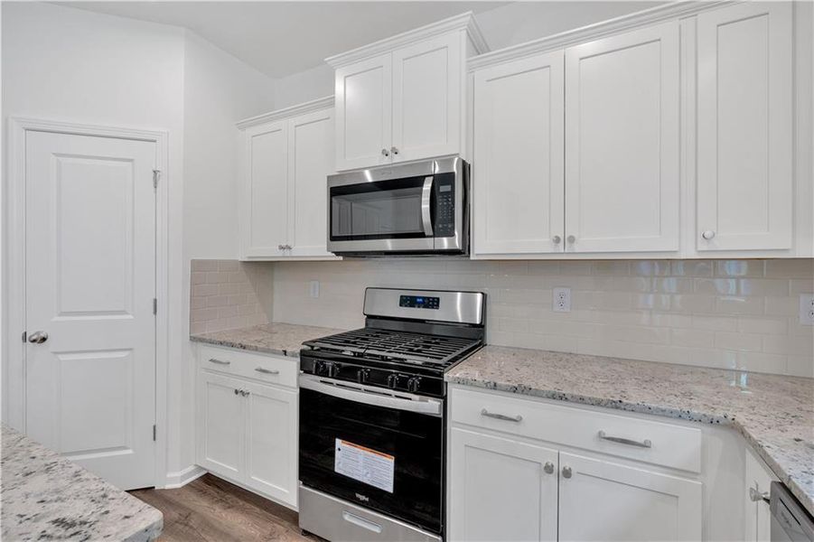 Furnished interior view inside a new home in The Overlook at Factory Shoals, Mableton (Image 5).
