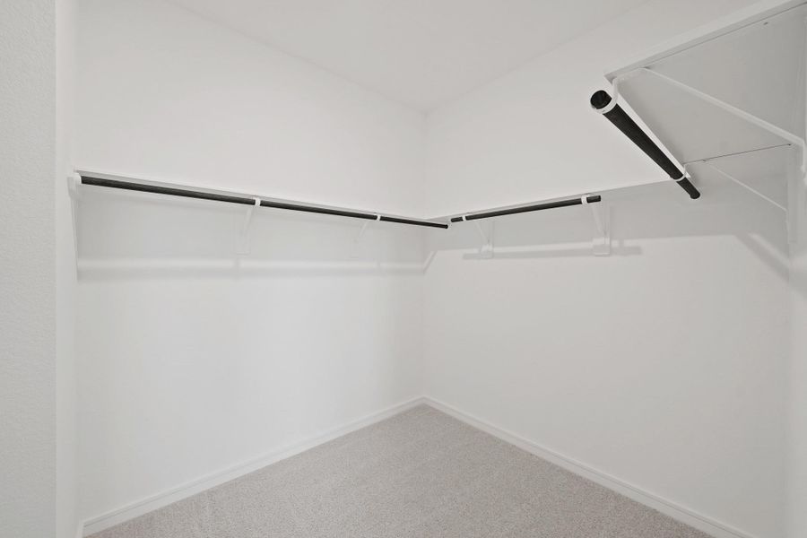 Primary walk-in closet
