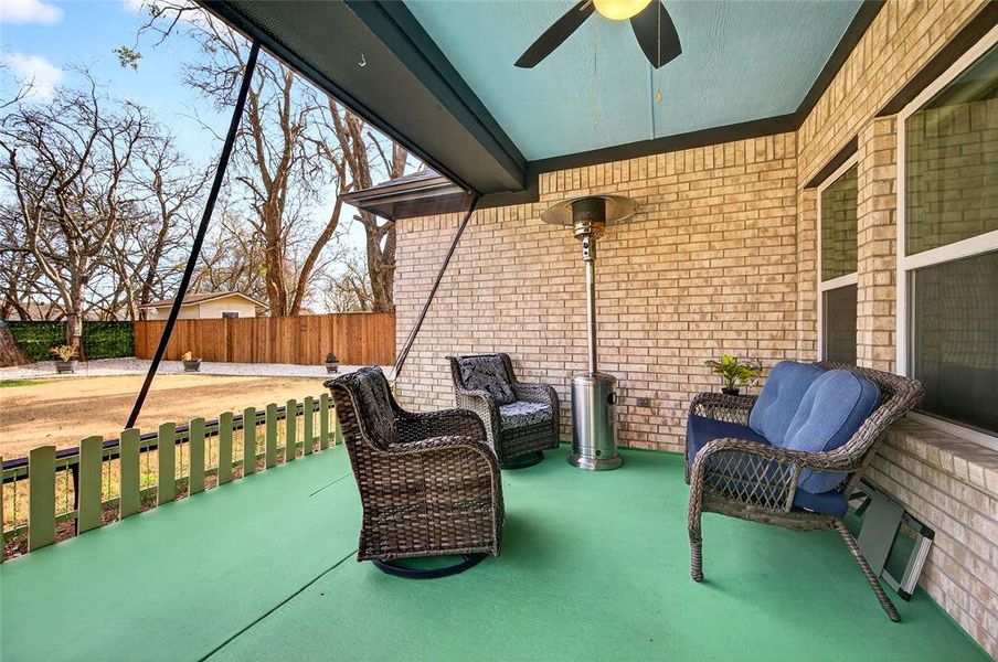 Exterior details and patio area of a home in , Gainesville (Image 23).