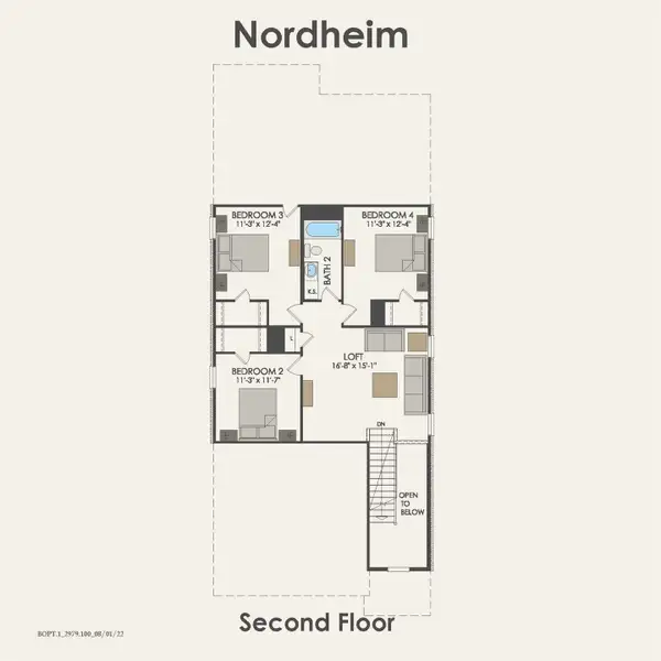 Pulte Homes, Nordheim floor plan Pulte Homes, Nordheim floor plan