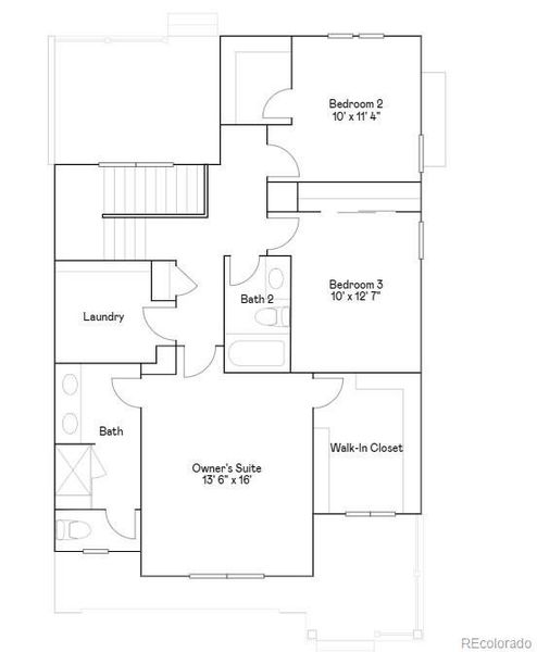 2D floor plan layout of this home in , Thornton, CO (Image 2).