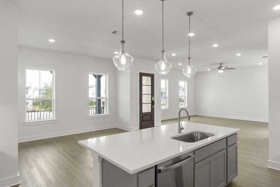 Furnished interior view inside a new home in Easton Park, Austin (Image 10).