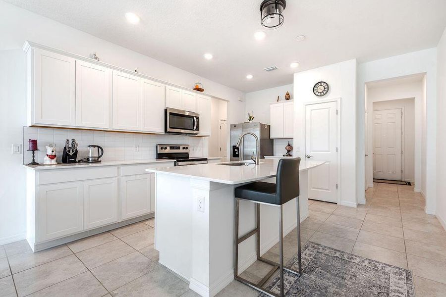 Furnished interior view inside a new home in , West Palm Beach (Image 17).
