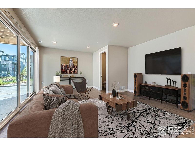 Furnished interior view inside a new home in Baseline, Broomfield (Image 30).