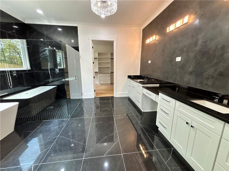 Furnished interior view inside a new home in , Buford (Image 9).