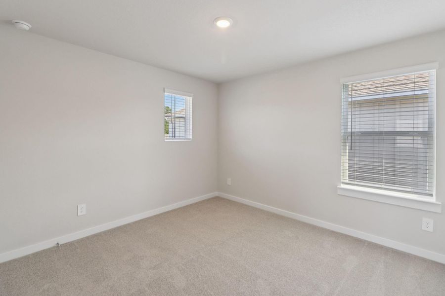 Spacious, unfurnished interior of a new home in Landing Meadows - Traditional Series, New Caney (Image 23).