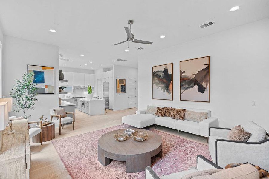 Furnished interior view inside a new home in Sunridge, Austin (Image 9).
