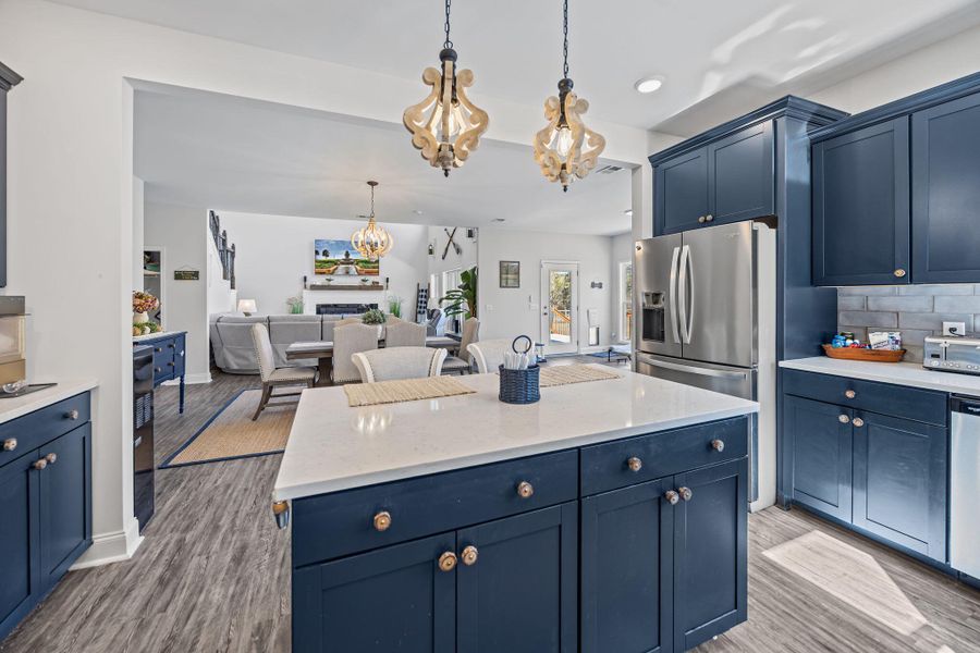 Furnished interior view inside a new home in , Meggett (Image 11).