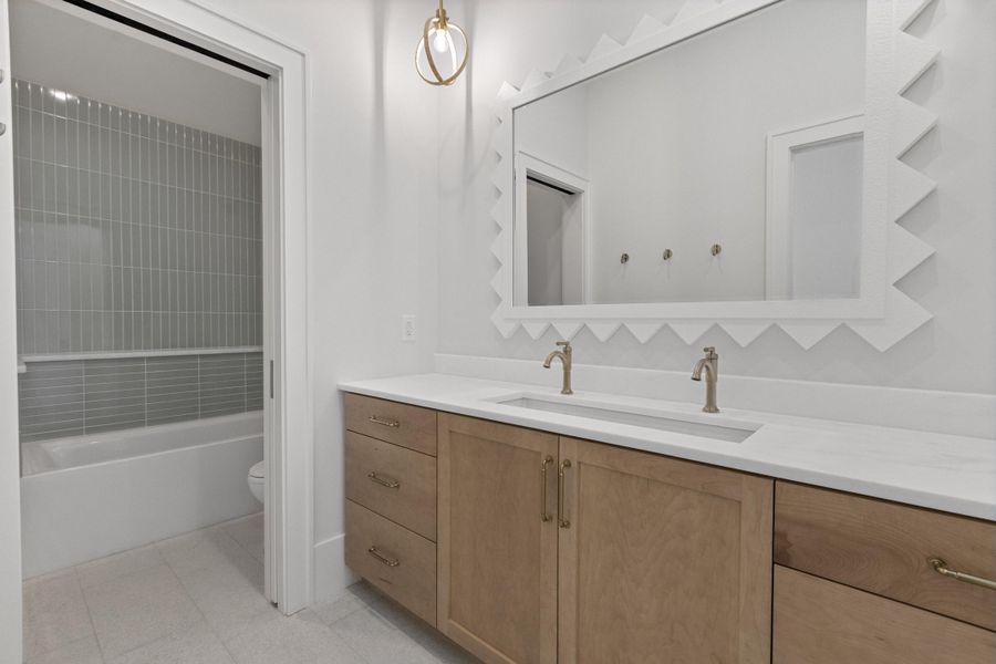 Furnished interior view inside a new home in , Sullivan's Island (Image 11).