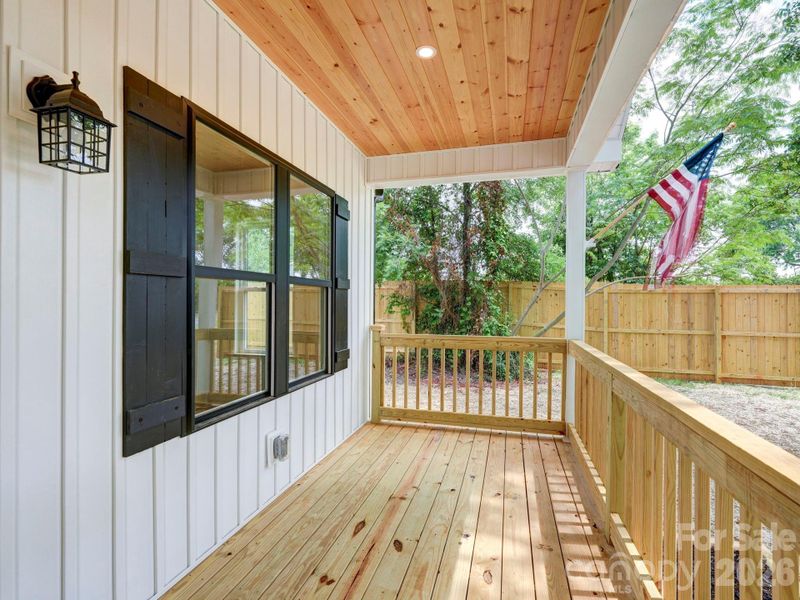 Exterior details and patio area of a home in , Mooresville (Image 19).