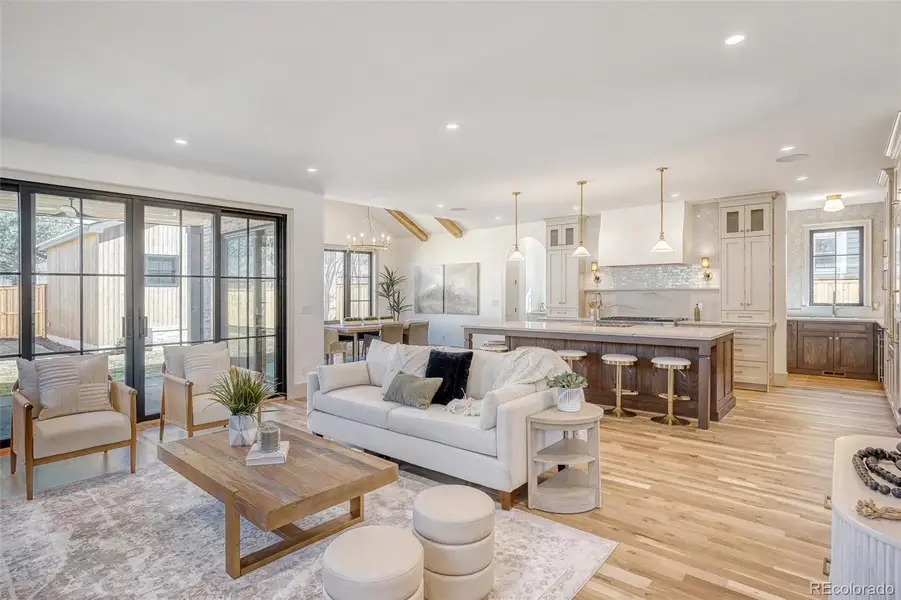 Furnished interior view inside a new home in , Denver (Image 5).