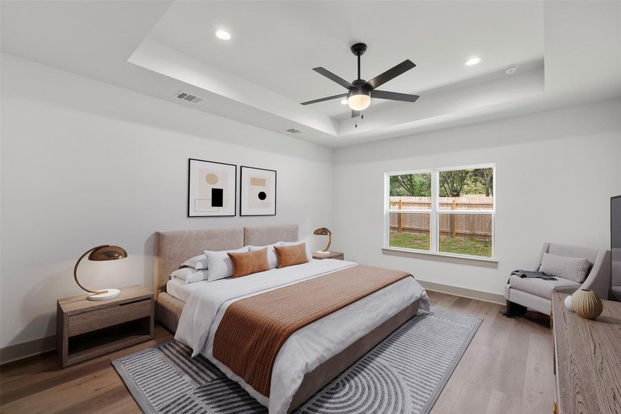 primary bedroom virtually staged primary bedroom virtually staged