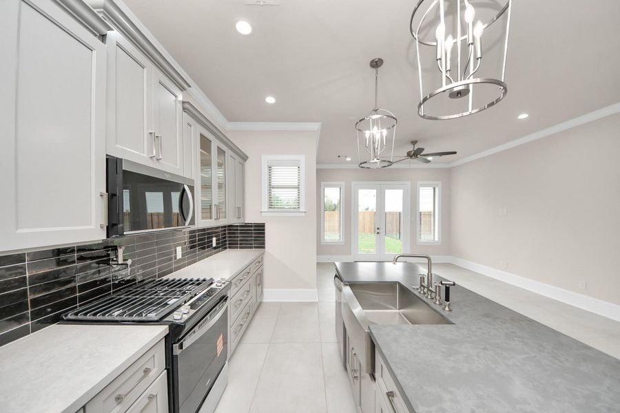 Furnished interior view inside a new home in , Houston (Image 6).