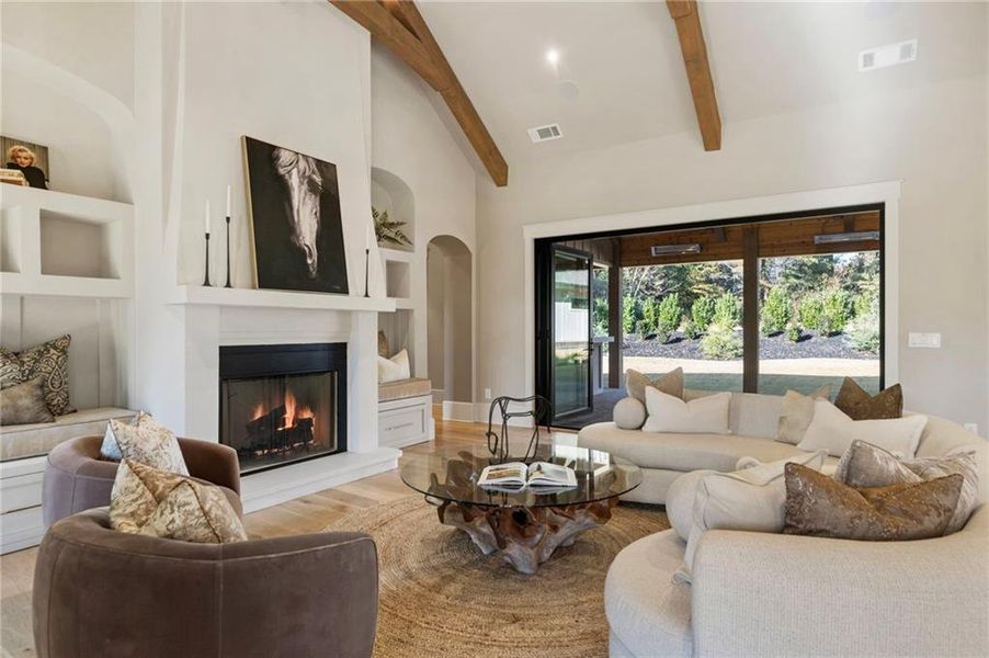 Furnished interior view inside a new home in , Alpharetta (Image 16).