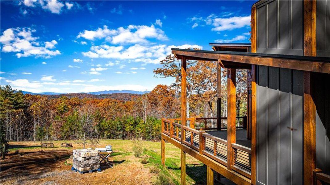 Exterior details and patio area of a home in , Blue Ridge (Image 5).