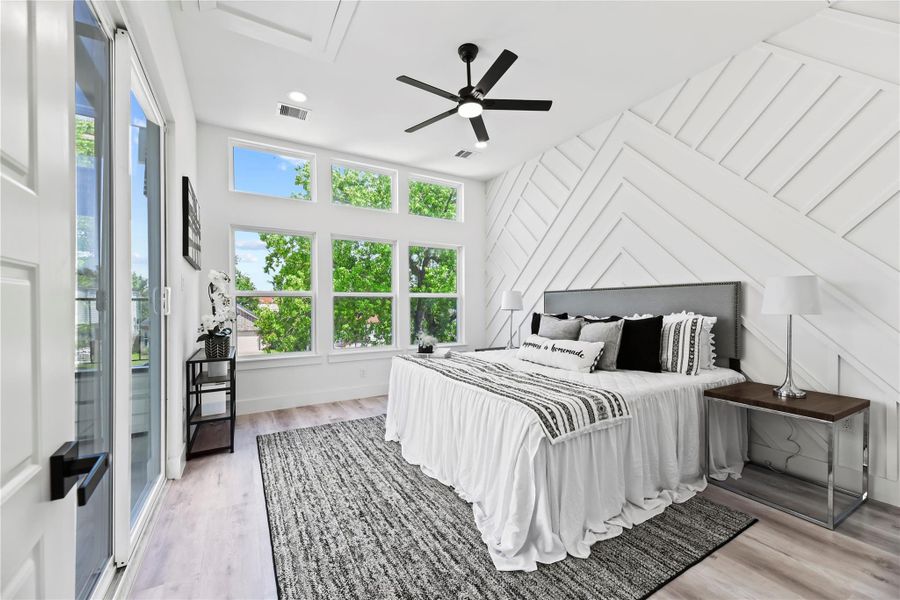 Furnished interior view inside a new home in , Houston (Image 14).