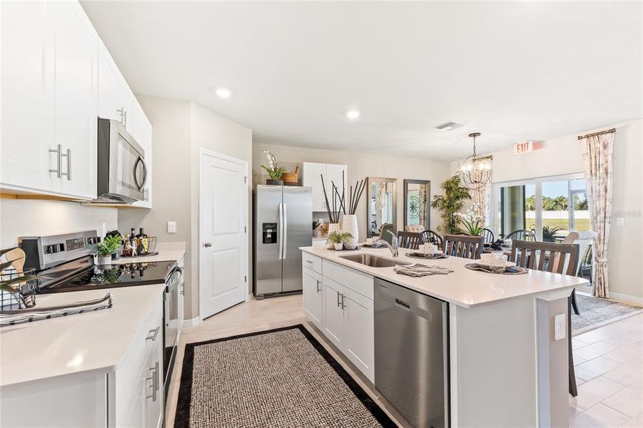 Furnished interior view inside a new home in Gulf Cove, Port Charlotte (Image 7).