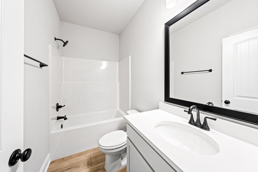 Furnished interior view inside a new home in Eagle Pointe, Pensacola (Image 7).