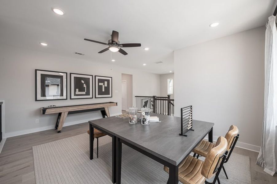 Representative furnished interior of a home built from the Goldeneye by Tri Pointe Homes in Cascade at Azalea Trails, Cypress (Image 26). Representative furnished interior of a home built from the Goldeneye by Tri Pointe Homes in Cascade at Azalea Trails, Cypress (Image 26).