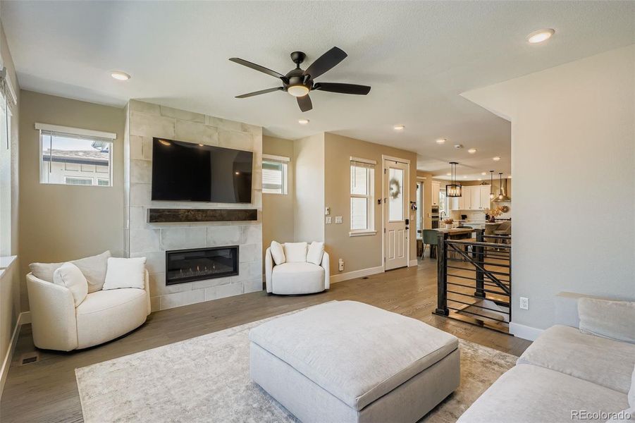 Furnished interior view inside a new home in , Denver (Image 19).