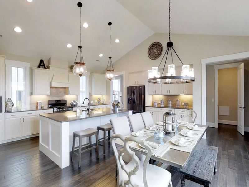 Representative furnished interior of a home built from the Byford by Avencia Homes in Riverwalk, Rock Hill (Image 6).