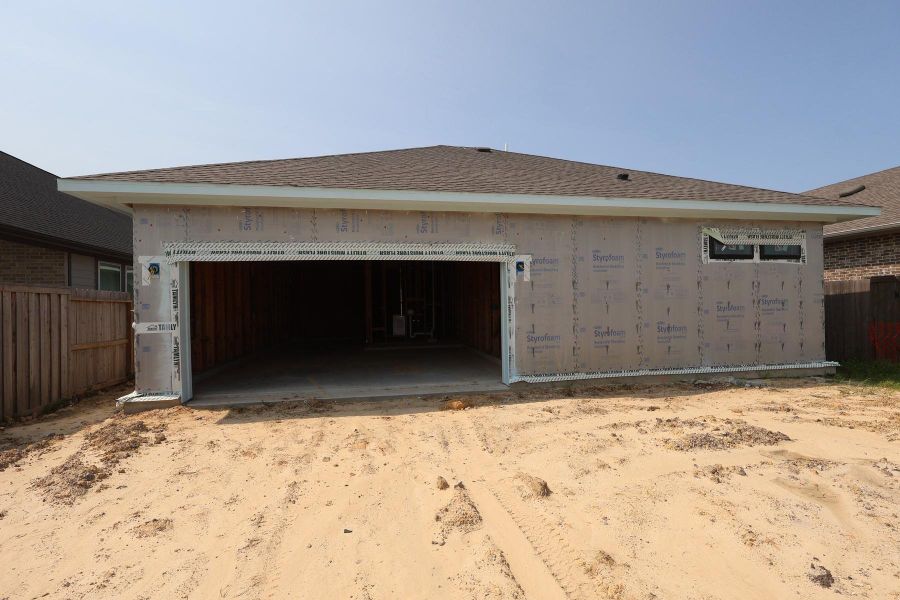 In-progress construction of a new home in Riceland - Enclave Row Collection, Mont Belvieu, TX (Image 12).