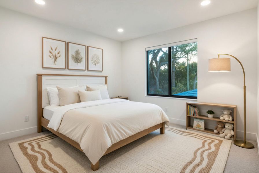 Virtually Staged. Photo has been digitally enhanced with furniture and décor for illustrative purposes only.