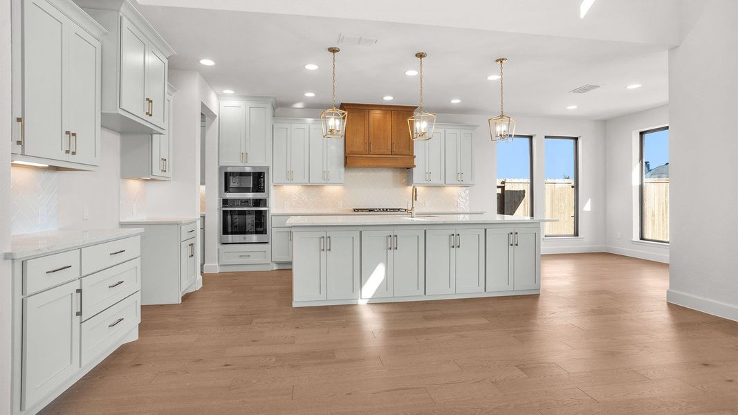 Furnished interior view inside a new home in Jordan Ranch 65', Fulshear (Image 5).
