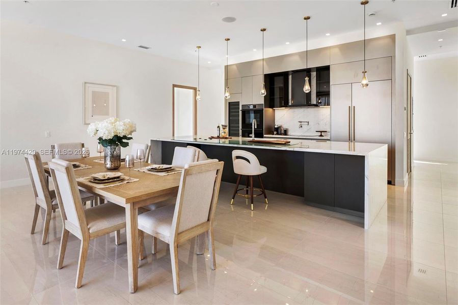 Furnished interior view inside a new home in , Delray Beach (Image 14). Furnished interior view inside a new home in , Delray Beach (Image 14).