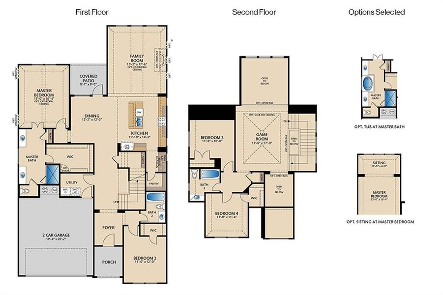 1022 Wheatland Dr - Grapevine II Floor Plan