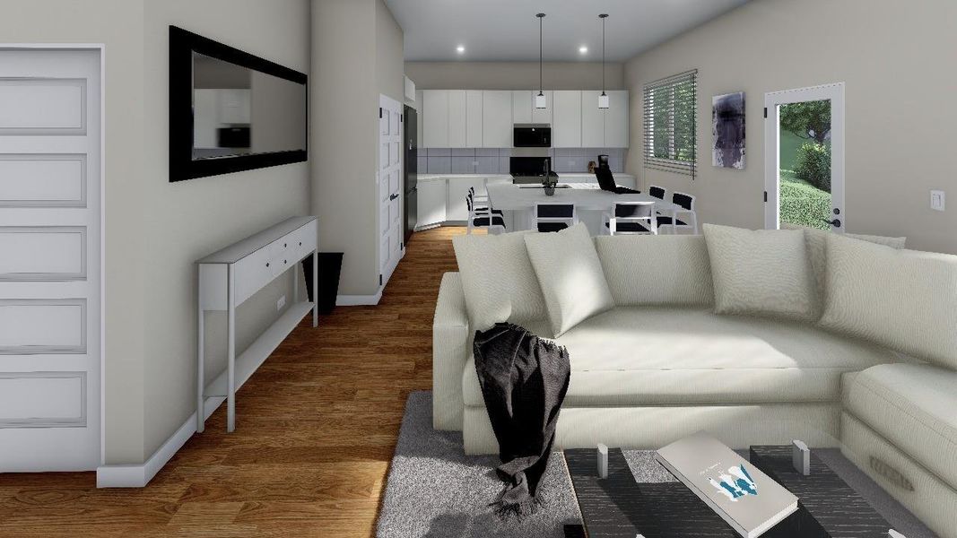 Furnished interior view inside a new home in , Houston (Image 5).