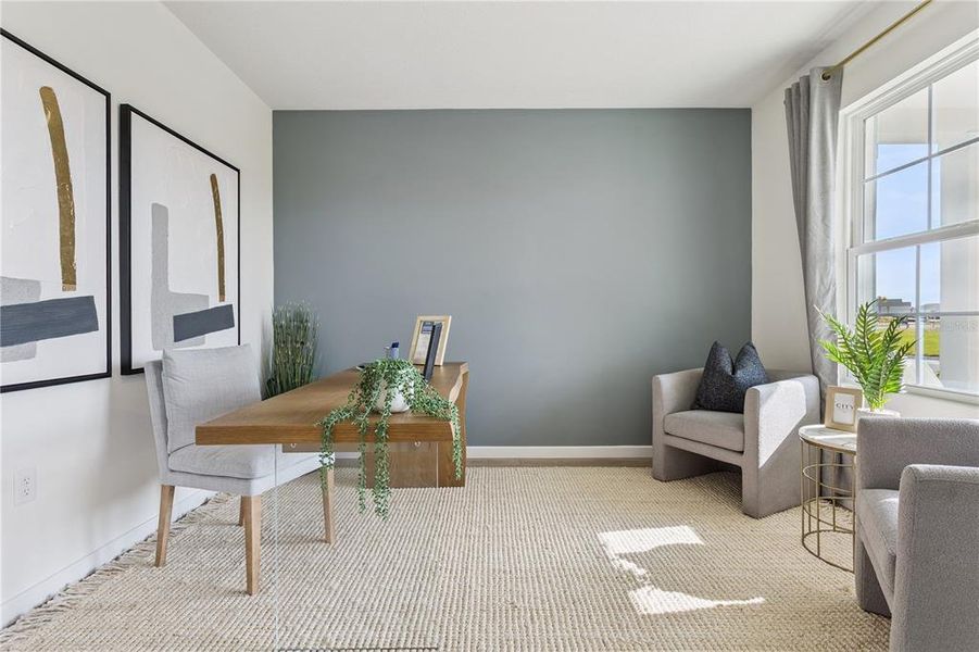 Furnished interior view inside a new home in Crossroads at Kelly Park, Apopka (Image 28).