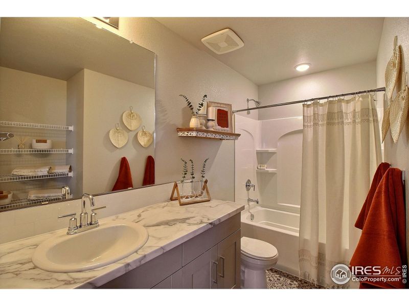 Furnished interior view inside a new home in Liberty Draw, Evans (Image 44).