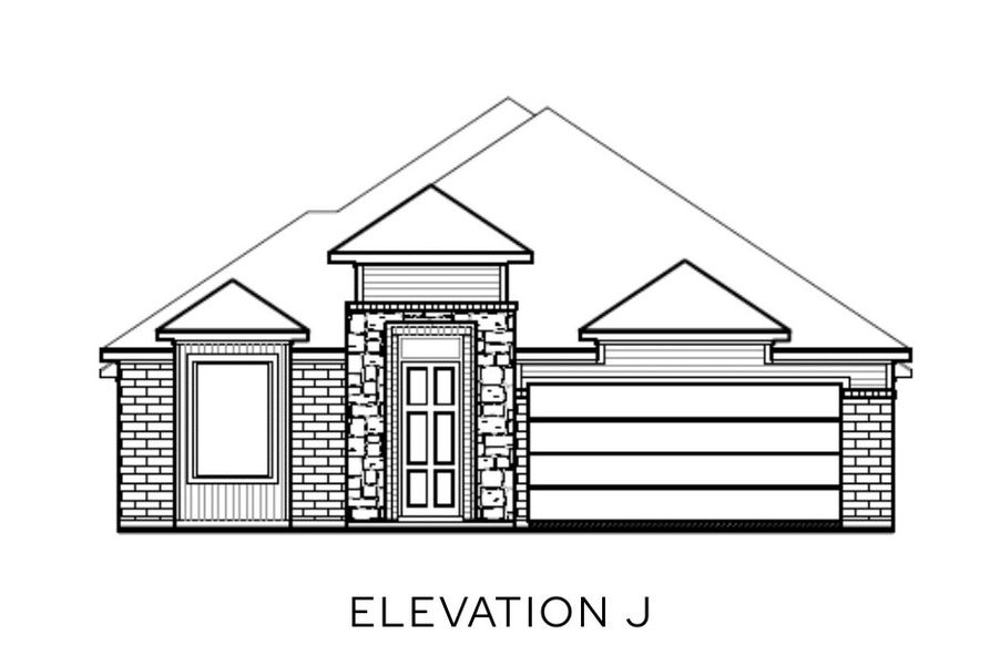 Representative rendering of the exterior for the The Navarro by Lillian Custom Homes (Image 3).