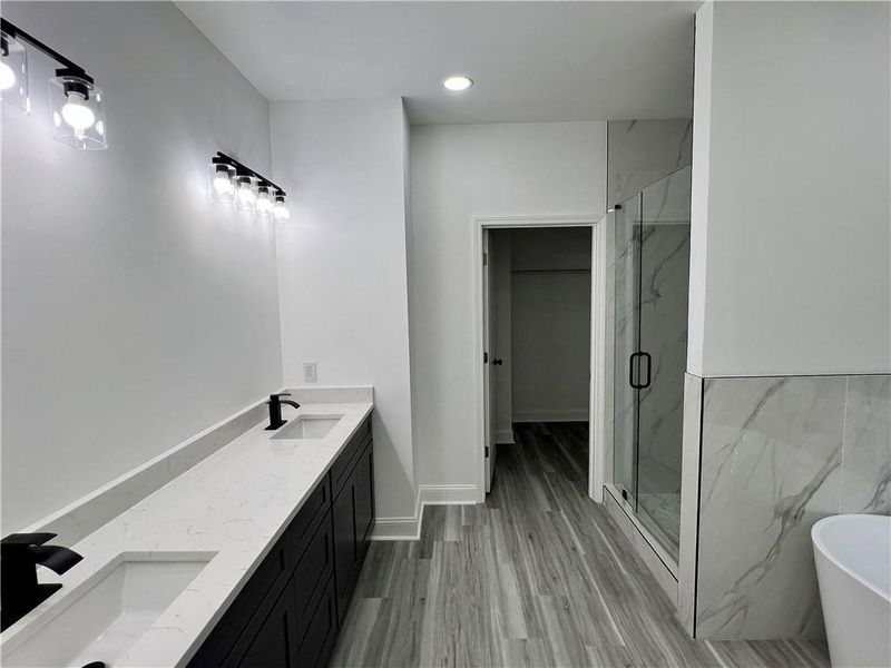 Furnished interior view inside a new home in , Fairburn (Image 18).