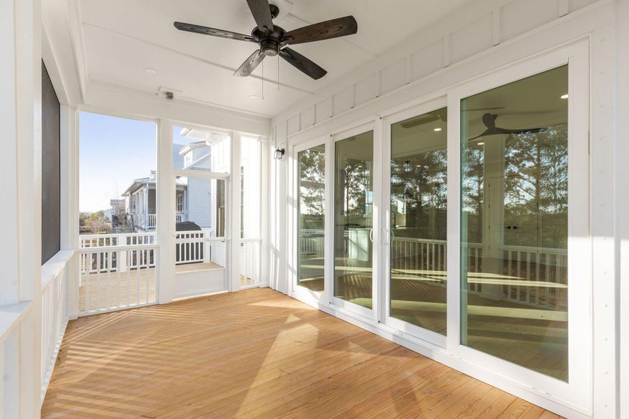 Spacious, unfurnished interior of a new home in Rivercroft, Awendaw (Image 38).