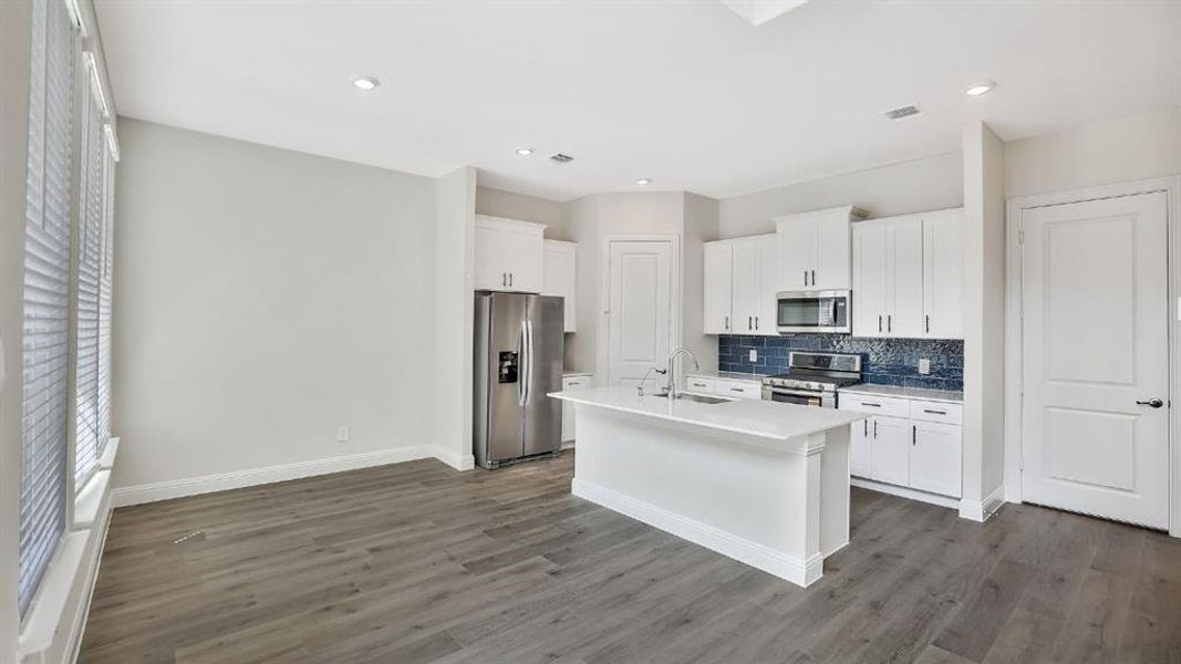 Furnished interior view inside a new home in The Avenue, Allen (Image 4).