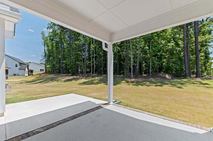 Covered Porch with Grill Patio Option